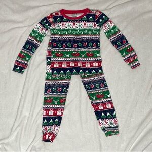 The Children’s Place Glow in the Dark Holiday Fair Isle Pajamas